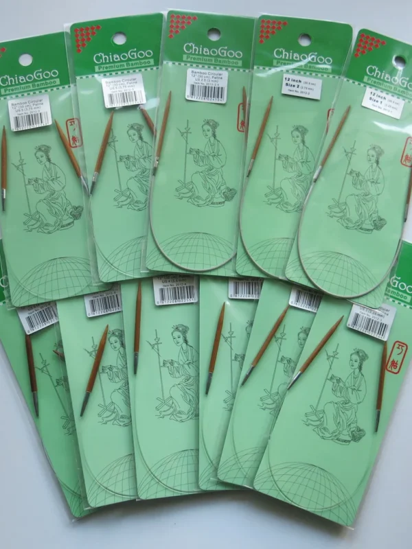 Agujas ChiaGoo de bambú fijas