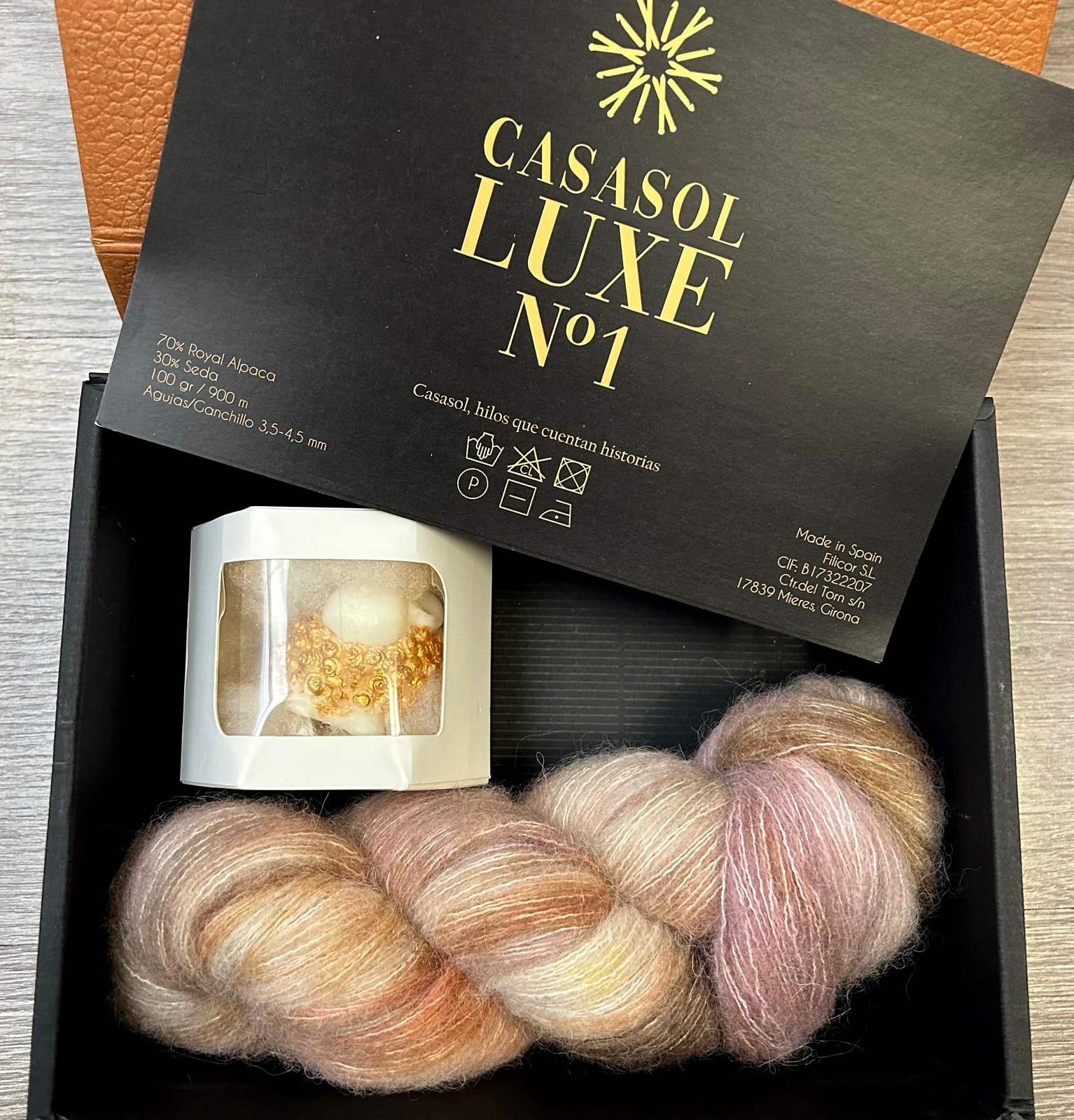 LUXE Nº1 Madeja HippieFibers - Imagen 6