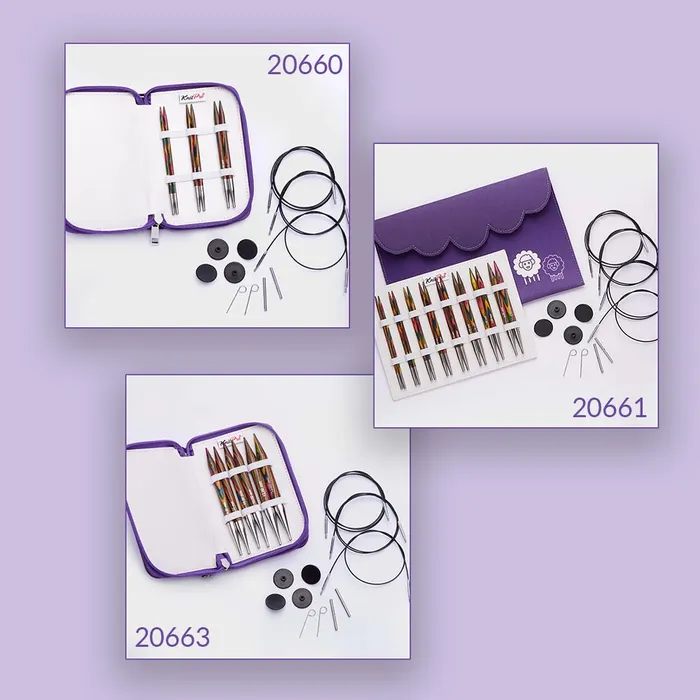 KnitPro Symfonie interch. needle tip 13cm set Deluxe