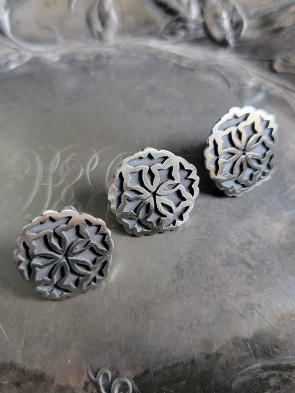 Broche con tachuelas Art Nouveau - Juego de 3