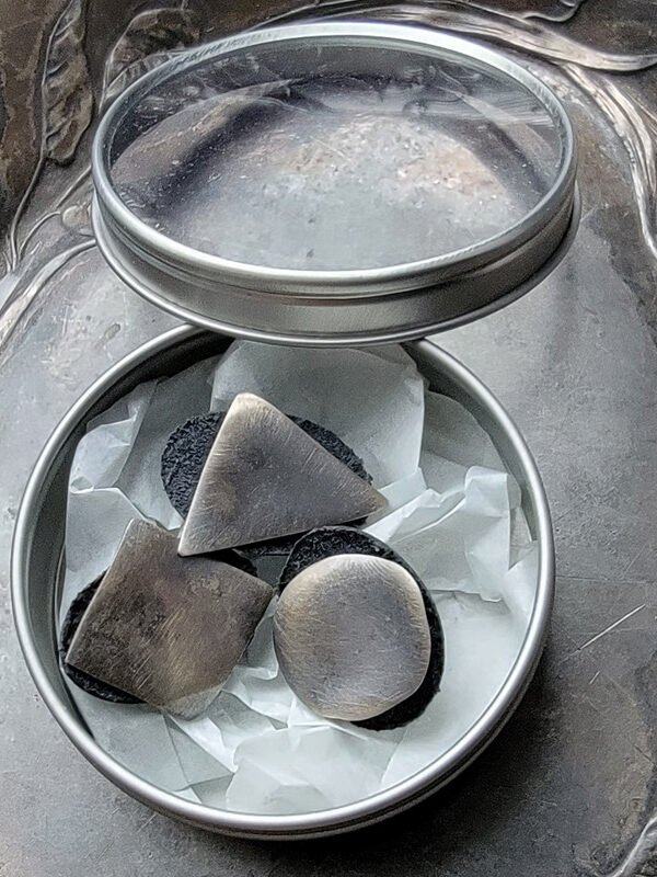 Cierre para diseños, Midcentury Modern estilo Latón envejecido - Juego de 3