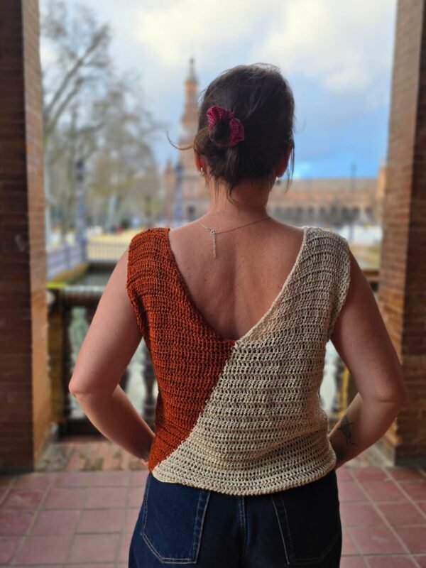 Patrón | Top Asimétrico